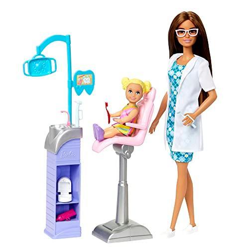 Barbie Careers 歯科医人形とプレイセット アクセサリー付き