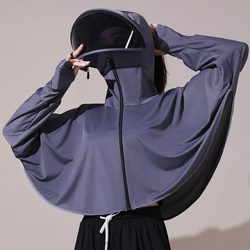 臺灣🎀防曬 防曬衣 長袖防曬防曬衣女2026年新款夏季防曬衫防紫外線騎車冰絲透氣薄款防曬服潮