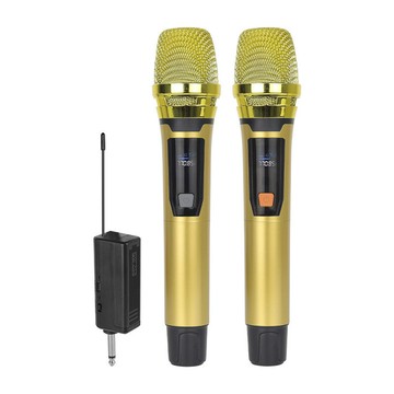 無線麥克風充電款一拖二家用聲卡舞臺直播K歌手持話筒 FD73823535【北歐家居生活】