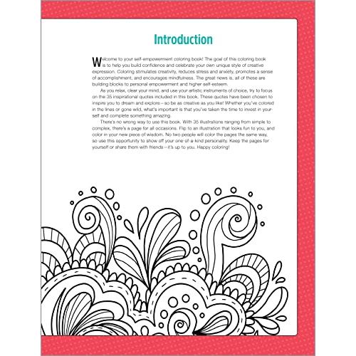 Empowered: A Coloring Book for Teens: Creative Inspiration to Build Selfーco