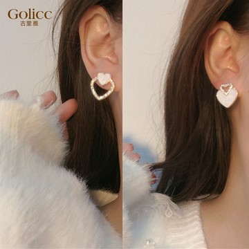 【Gulicc】古莉可 耳環 小仙桃耳釘 耳環