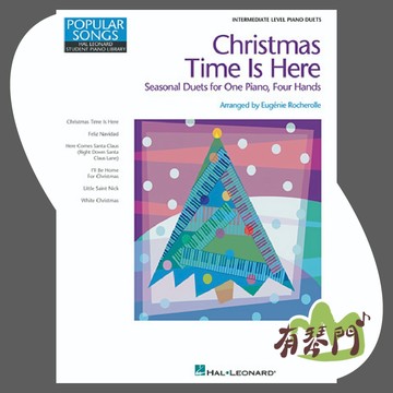 【有琴門樂器】全新《Christmas Time Is Here 聖誕時光來臨 鋼琴聖誕譜集 四手聯彈》鋼琴譜