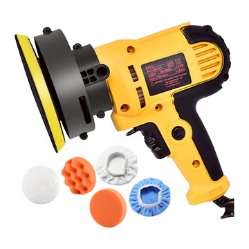 AHOYE 汽車美容電動打蠟機 附五種替換頭  單一商品