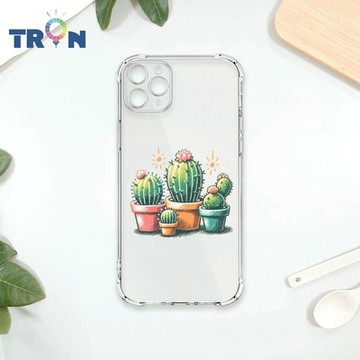 TRON IPhone 11 PRO MAX 小花太陽仙人掌 四角防摔 軟殼 手機殼