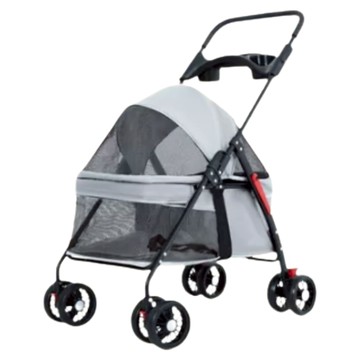 高精寵物 寵物推車  1個  灰色