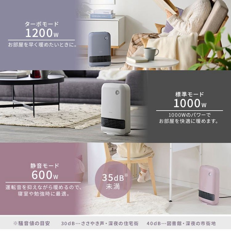 ヒーター ファンヒーター 人感センサー セラミックヒーター 暖房