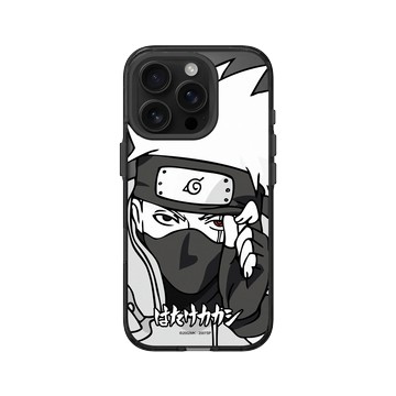 iPhone 16 Pro Clear (相機按鈕) 酷墨灰 - 火影忍者 Naruto - 黑白系列-卡卡西