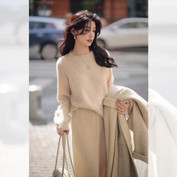 氣質名媛高端套裙韓劇小香風套裝御姐女神范秋冬季職場輕熟風女裝