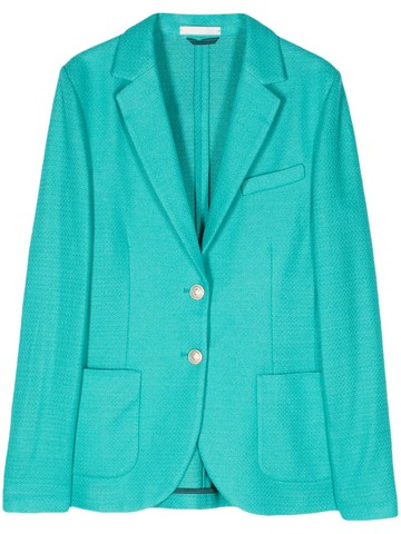 Circolo 1901 - cotton-linen-blend blazer - women - Linen/Flax/Cotton - 38 - Green