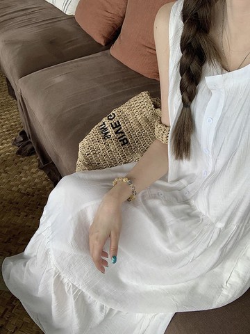 【missy shop】忘憂太麻里無袖蛋糕洋裝-66593