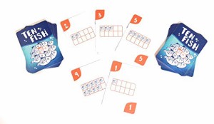 海外カードゲーム 英語 アメリカ Ten Fish Card Game Family Fun Game