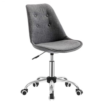 E-home Pamela帕梅拉可調式拉扣電腦椅 TFC051A-gry  灰色  55.1 x 52.6 x 82~91.2cm