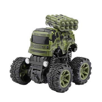 OhBabyLaugh 慣性四驅車 C.軍事車系列 C3 火箭車  1個