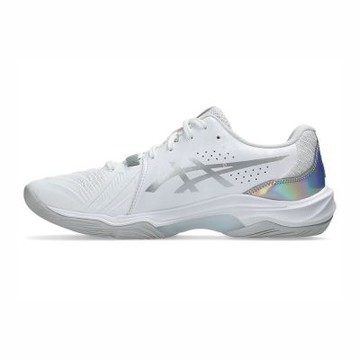 Asics 亞瑟士 Court Control FF 4 [1073A091-100] 男女 羽球鞋 抗扭 瞬移 白 銀