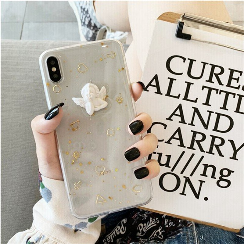 Iphone11pro ケース Iphone11 ケース Iphone Se ケース Iphone8 Xs Se2 ケース おしゃれ アイフォン スマホケース クリア ラメ ハート エンジェル キラキラ 通販 Lineポイント最大0 5 Get Lineショッピング