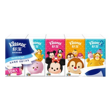 Kleenex 迪士尼紙手帕面紙 10抽x10包x2串