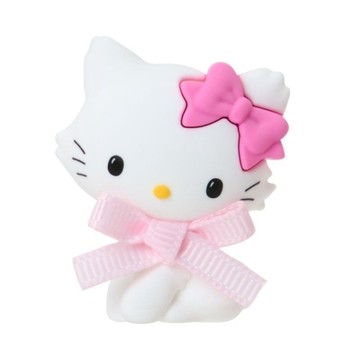 asdfkitty*三麗鷗 粉盒 Charmmykitty 立體玩偶造型徽章 別針 胸針-可當擺飾-日本正版