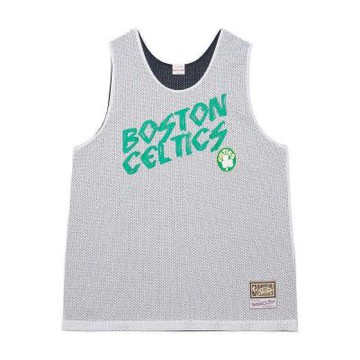 Mitchell & Ness NBA TEAM GLORY REVERSIBLE MESH TOP CELTICS 男 籃球背心 TP10120-BCEWHIT