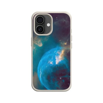 iPhone 16 SolidX 貝殼灰 - NASA - 星雲泡泡