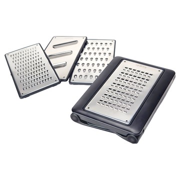 巧趣 quirky 多用途刨絲器 GRIP GRATER 包含4種更換刨刀  1個  黑色