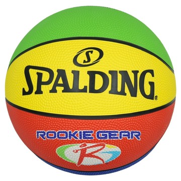 SPALDING 斯伯丁 新人系列 室外橡膠籃球 SPA84395  5號  1個