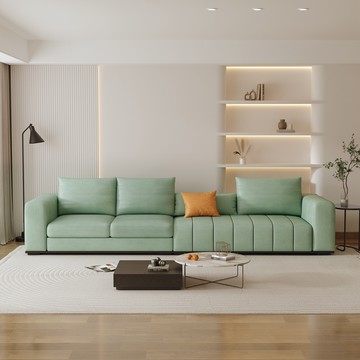 【obis】鋼琴沙發(四人座)(寬260公分)/豆綠色