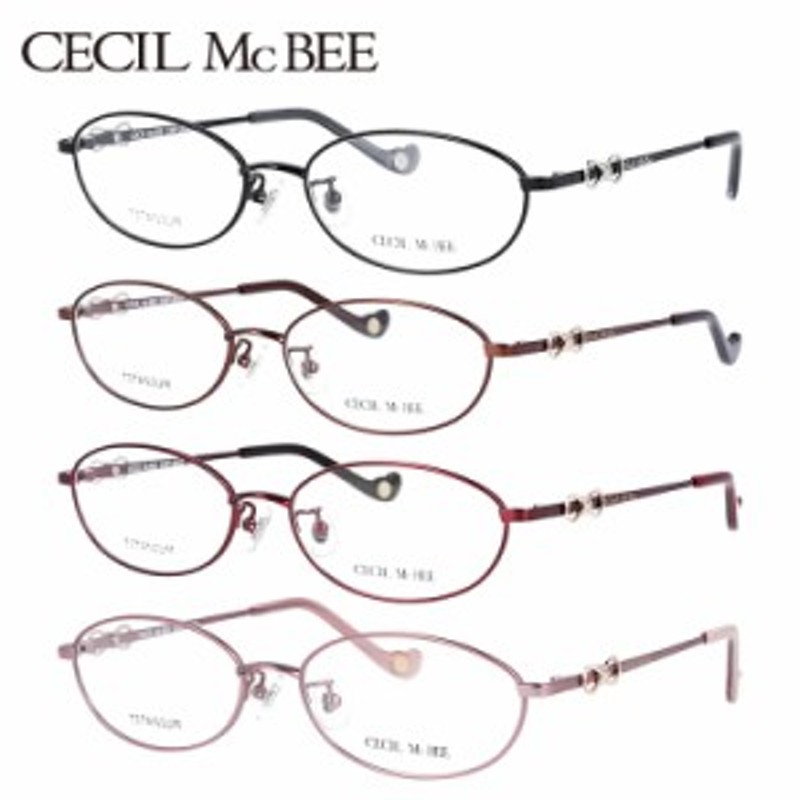 セシルマクビー メガネフレーム Cecil Mcbee Cmf 3033 全4カラー 52サイズ オーバル レディース 通販 Lineポイント最大1 0 Get Lineショッピング