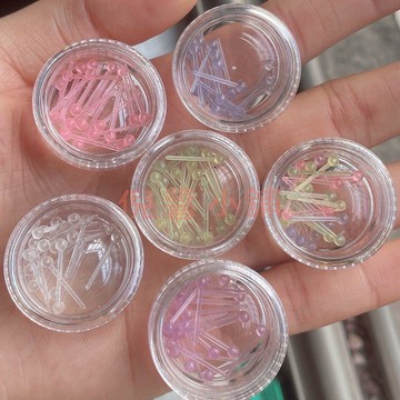 耳飾養耳洞耳釘女 防過敏塑料耳棒無菌耳棍 隱形耳針透明耳飾耳環【倪醬小鋪】