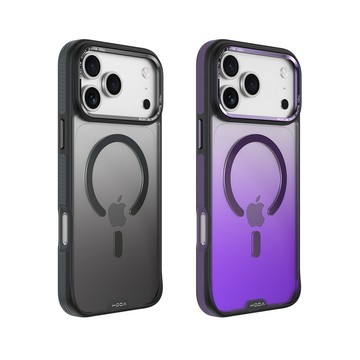 hoda iPhone 17 Pro Max / 17 Pro MagSafe 彩石軍規防摔保護殼