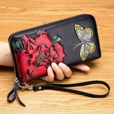 レディース 本革 長財布 花柄 財布 レディース 大容量 札入れ かわいい コンパクト 長財布 代 30代 40代 50代 通販 Lineポイント最大get Lineショッピング