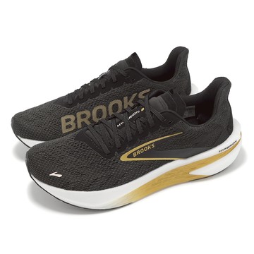 [ACS] Brooks 競速跑鞋 Hyperion 2 女鞋 黑 金 氮氣中底 輕量 短距離 編織 運動鞋 1204211B098