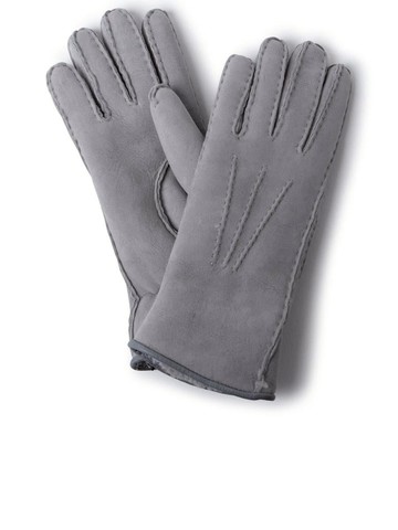 Sofia Gants Pearl Grey Merino Gloves