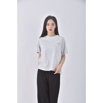 (S) ampers棉質純棉灰色短袖上衣二手衣