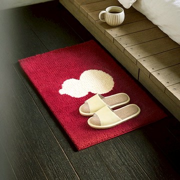 葫蘆納福防滑地墊/腳踏墊/門墊(紅)-48x76cm 單一規格