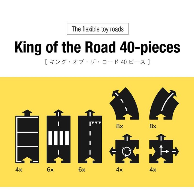 正規輸入品 オランダ直輸入 waytoplay King of the Road 40-pieces 子供 小学生 プラレール好き おうち遊び  室内遊び 海外 輸入 | LINEブランドカタログ