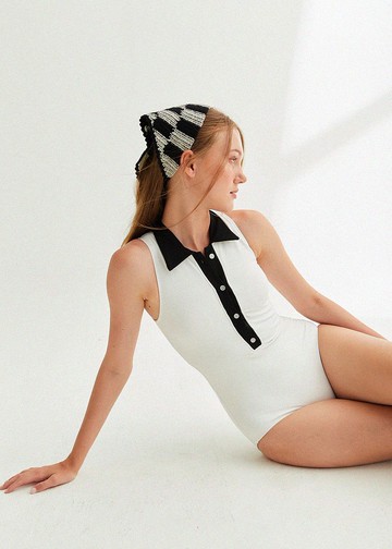 when.we.summer / calina / 白色連身泳衣