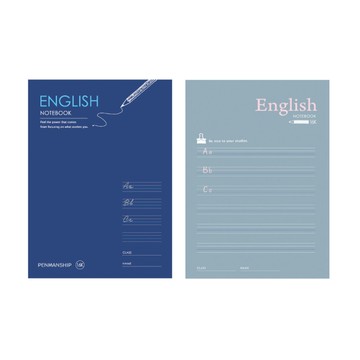 四季SEASON 英文簿筆記 16K-深藍/粉藍