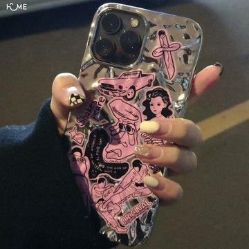 保護殼 可遇不可求高級波紋鏡面適用蘋果13新款iPhone12promax手機殼華為