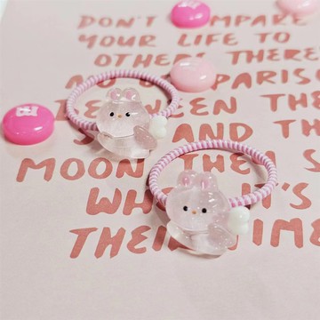 童-閃亮兔兔小圈束2入