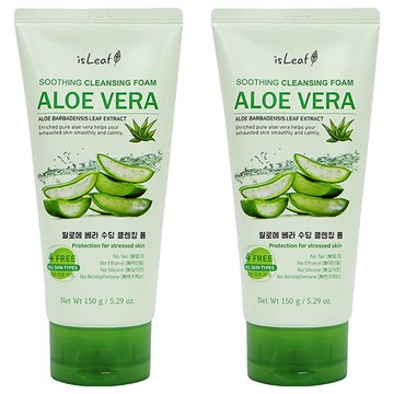 isLeaf 蘆薈舒緩洗面乳  150g  2件