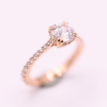 SWAROVSKI 施華洛世奇 Stilla 個性戒指 鍍玫瑰金色