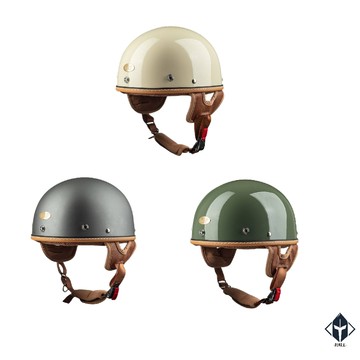 WRF 沃狼 安全帽 歐規精緻半罩帽 多色可選 碗公帽 內襯可拆 皮革 金屬插扣 半罩