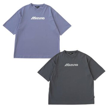 Mizuno 美津濃 短袖上衣 男裝 防曬 灰藍/深灰【運動世界】D2TAC00606/D2TAC00608