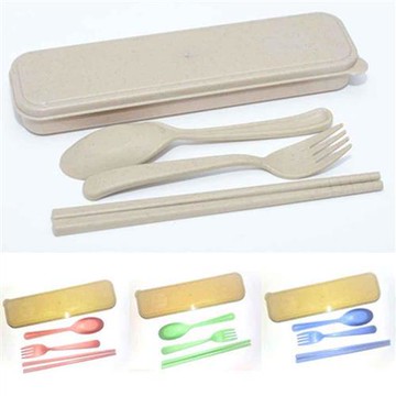環保小麥餐具組(三件式)