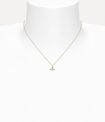 Vivienne Westwood Valentine's Gold Heart Pendant Necklace 9k Gold Women