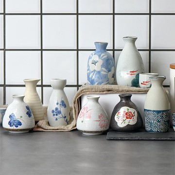 陶瓷酒具小酒杯套裝日式仿古家用個性創意清酒壺白酒壺分酒器酒盅