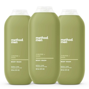 【method 美則】男仕潔膚露 – 杜松+鼠尾草 532ml x3入