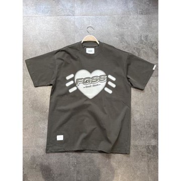 重磅日系愛心字母男女半袖T恤