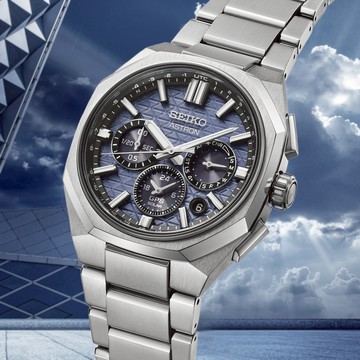 SEIKO 精工 Astron GPS衛星 雙時區 鈦 太陽能計時錶 HAB001J1/5X63-0AA0B
