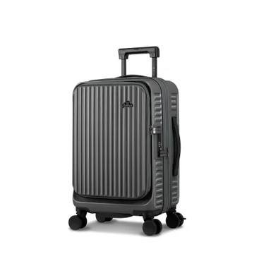 石青藍 【Arowana 亞諾納】前開式河馬箱II代20吋PC硬殼防爆拉鍊旅行箱/行李箱 (多色任選)